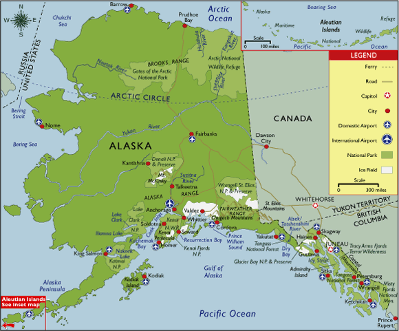 Geographer's Map/Recreational Activities - Alaskan Tundra